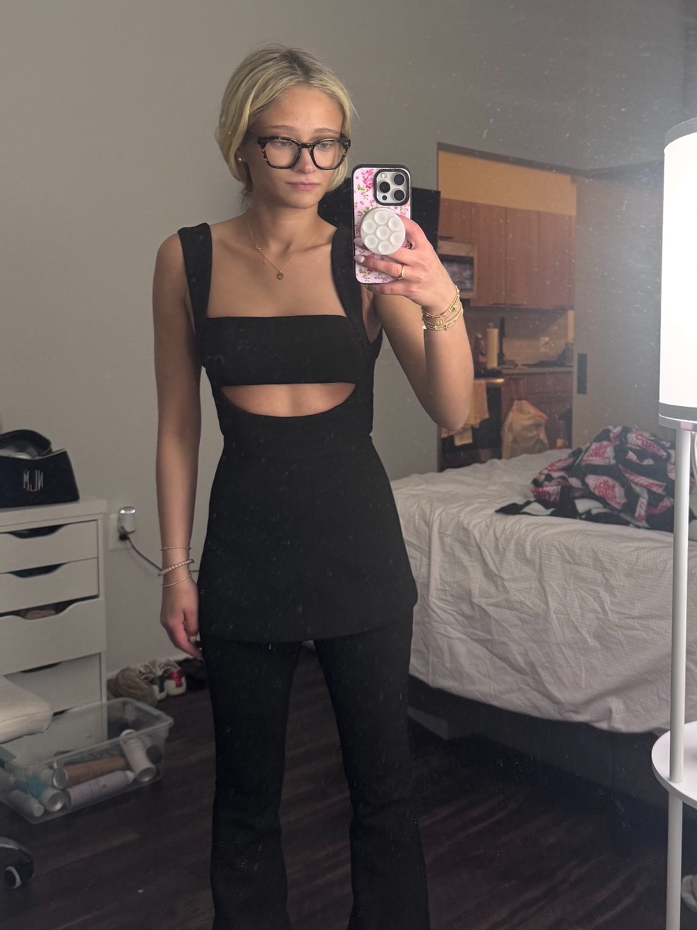 MISHA Costanza Black Jumpsuit